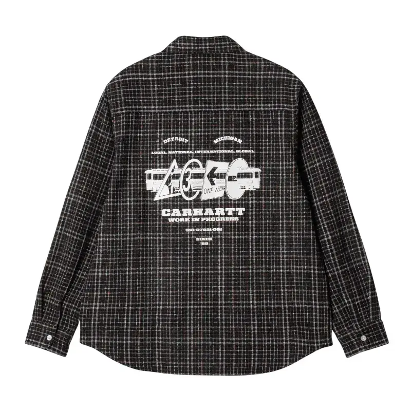 carhartt wip camisa runway millett