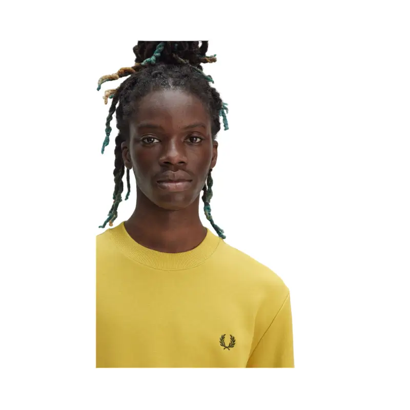 fred perry camisola com gola redonda