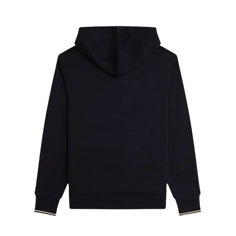 fred perry camisola com carapuço com borda com ponto descontínuo
