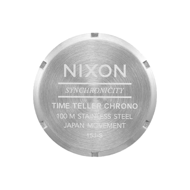 nixon relógio time teller chrono
