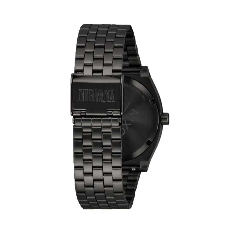 nixon x nirvana relógio time teller smiley face