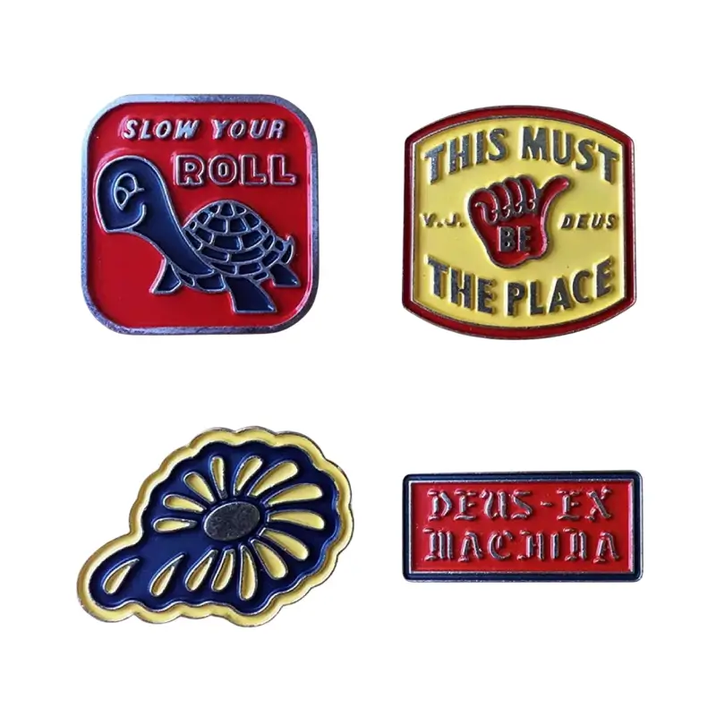 deus ex machina souvenir pins (pack)
