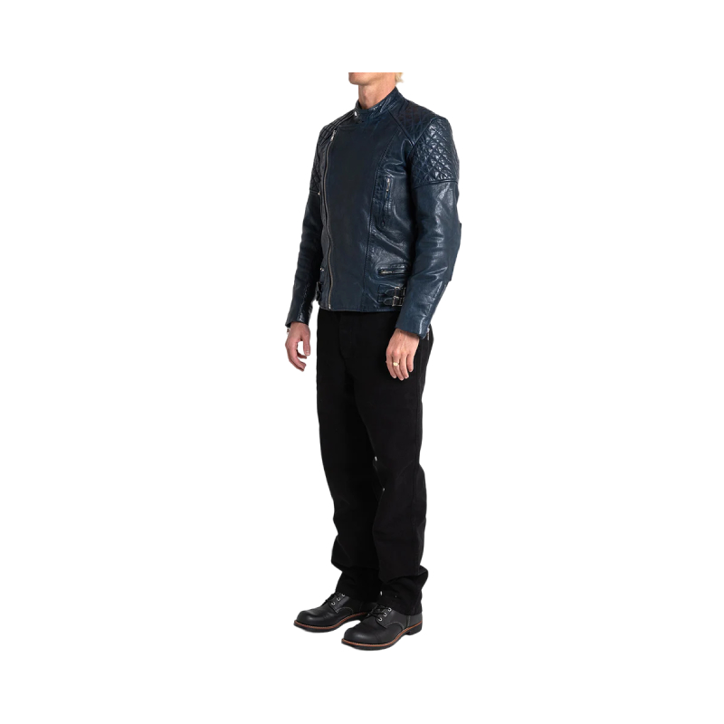 deus ex-machina casaco lightning leather