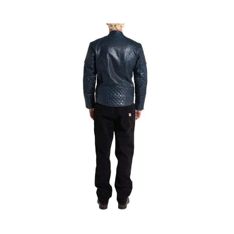 deus ex-machina casaco lightning leather