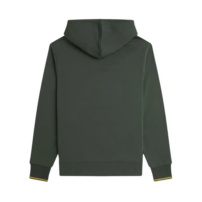 fred perry camisola com carapuço com borda com ponto descontínuo