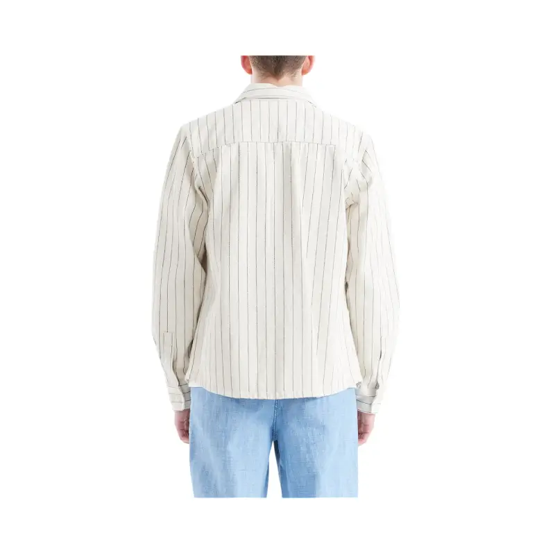 deus ex-machina camisa vacay stripe denim