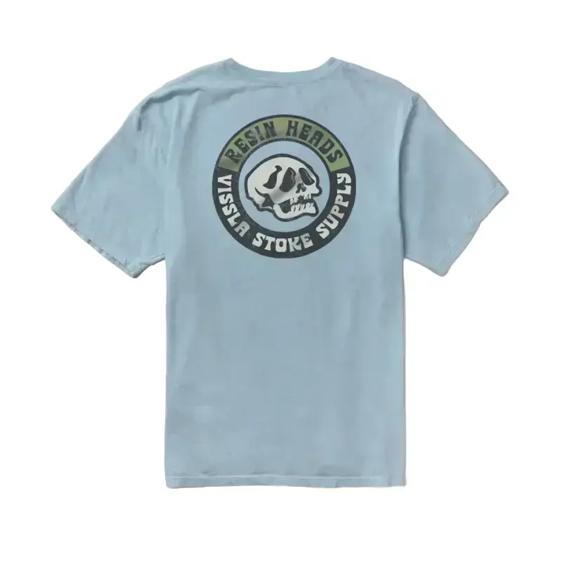 vissla t-shirt com bolso resin heads premium