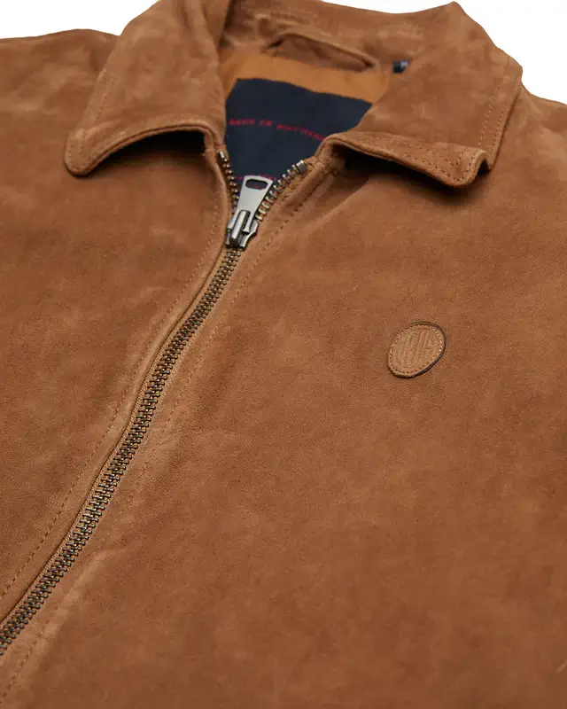 deus ex-machina casaco suede sandstorm