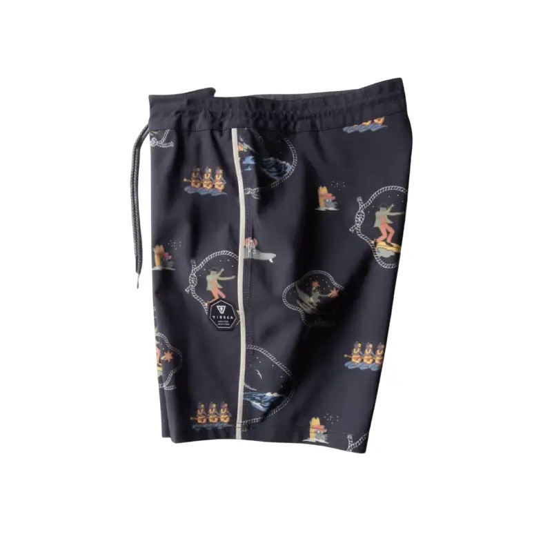 vissla calções de banho soren wavy west 17.5''
