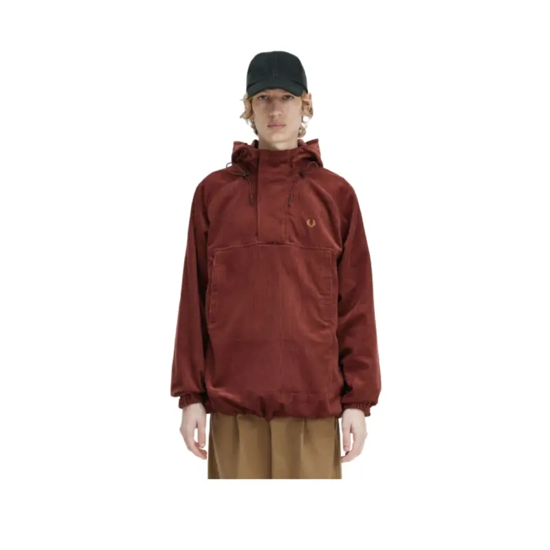 fred perry casaco overhead em bombazina