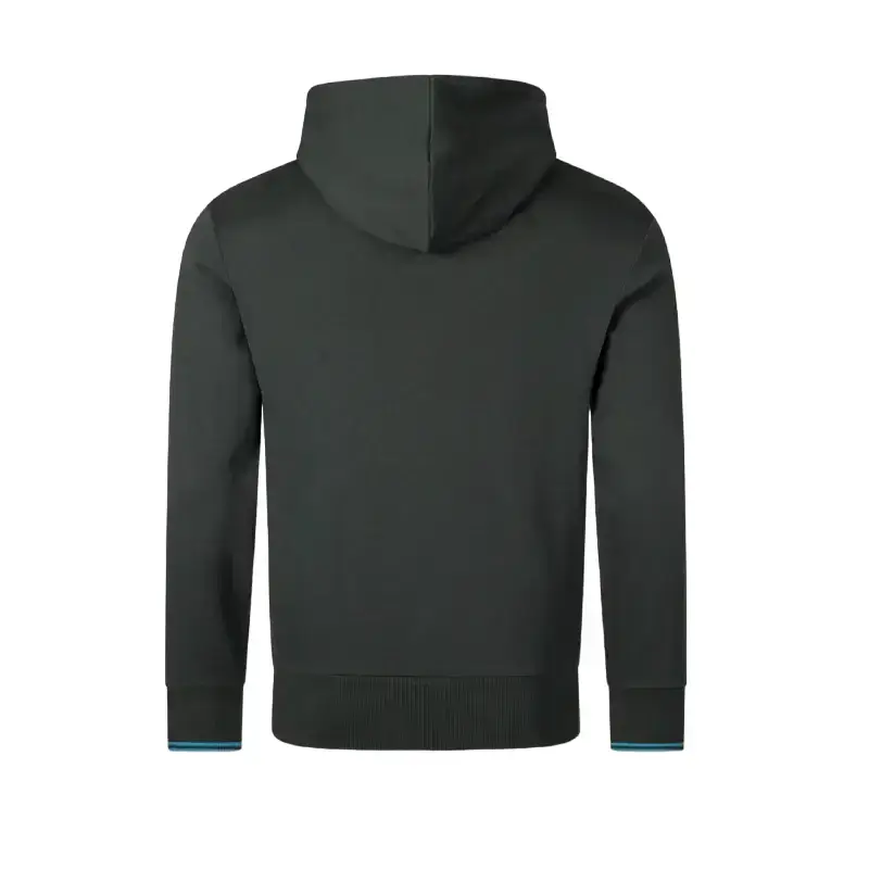 fred perry camisola com carapuço com borda com ponto descontínuo