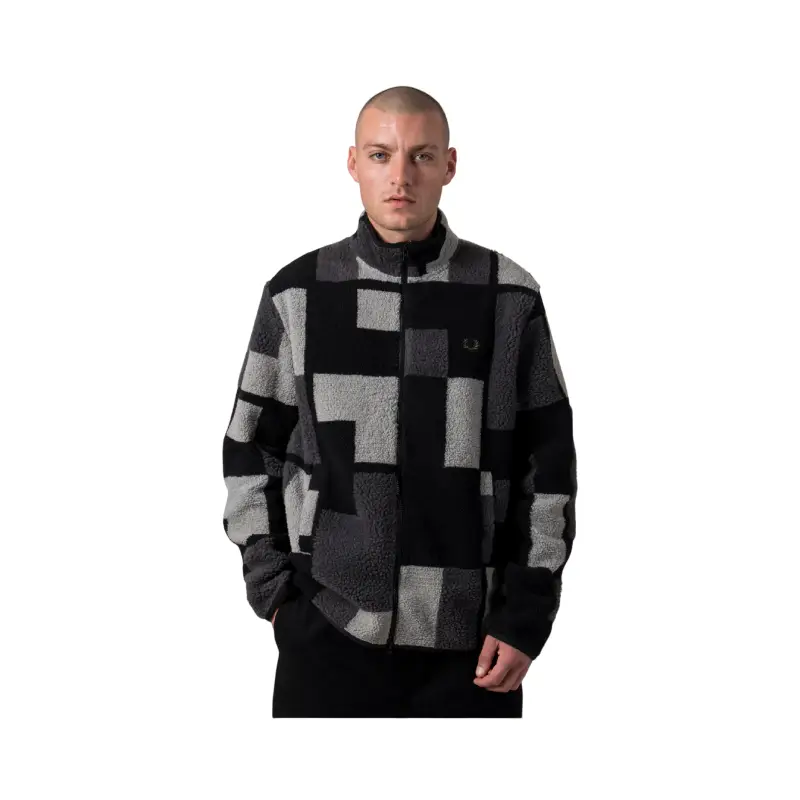 fred perry casaco pixel bord