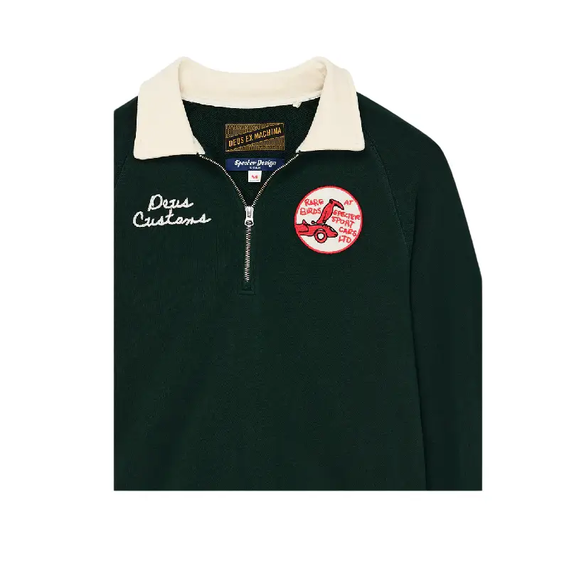 deus ex-machina camisola com zip racing specter