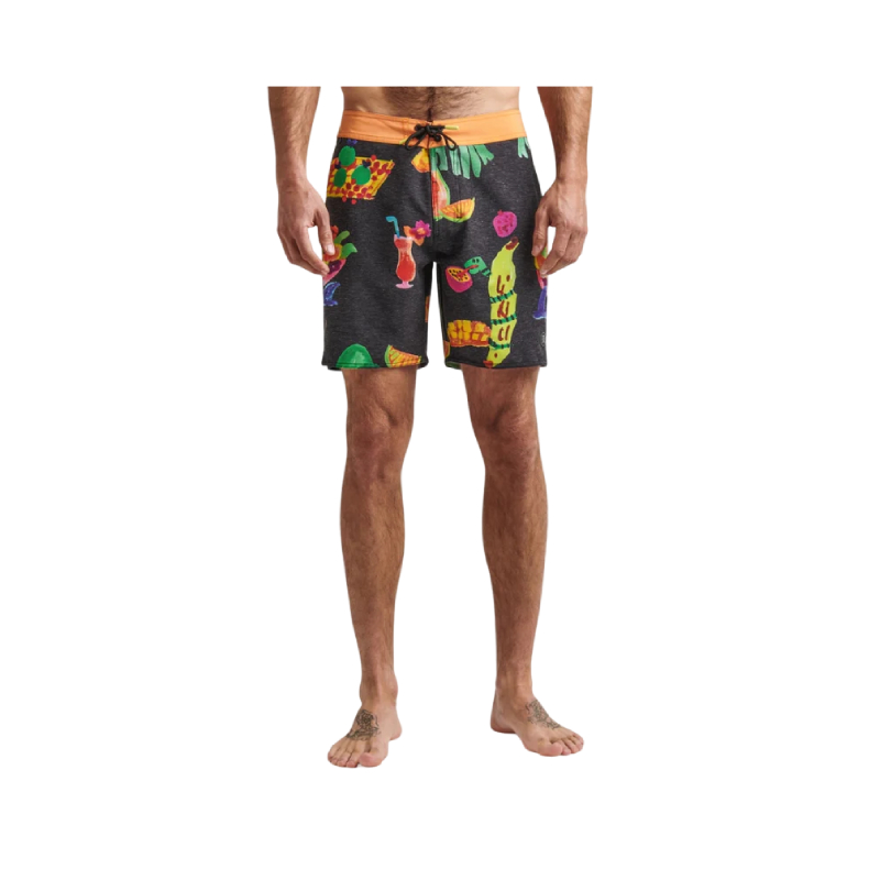roark calções de banho passage panel 17''