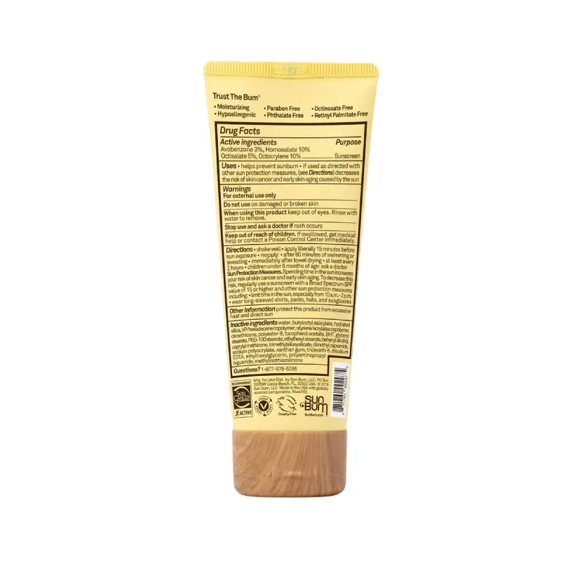 sun bum creme solar clear face spf50