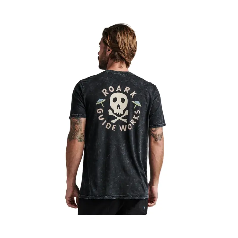 roark t-shirt guideworks skull
