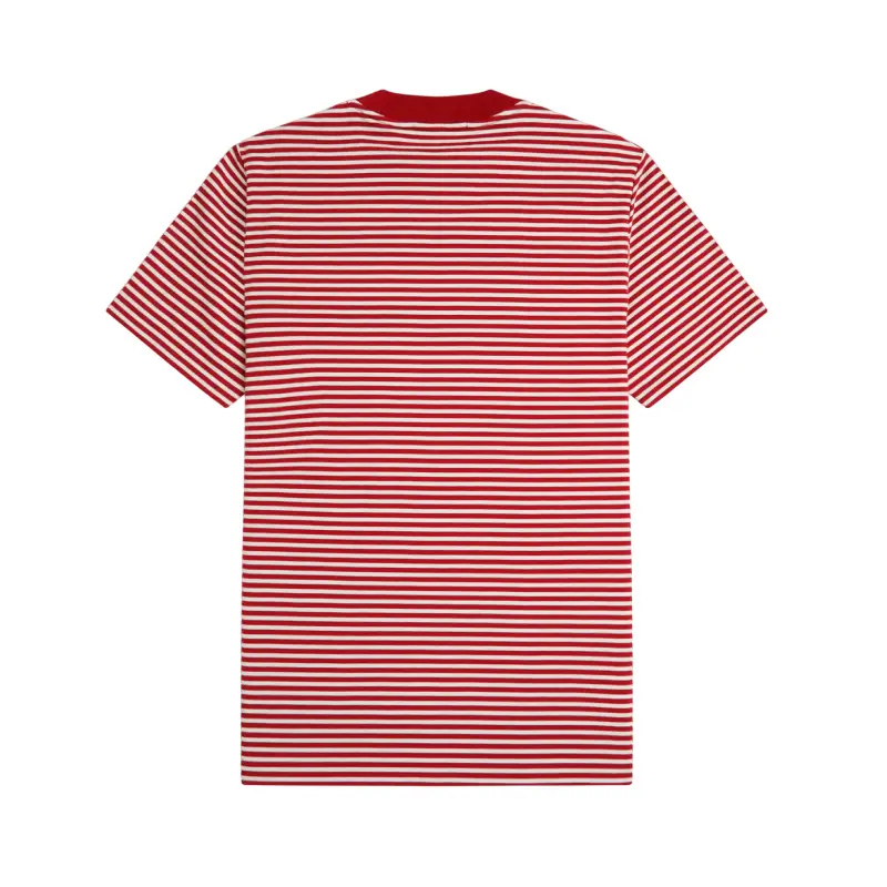 fred perry t-shirt pesada com riscas finas