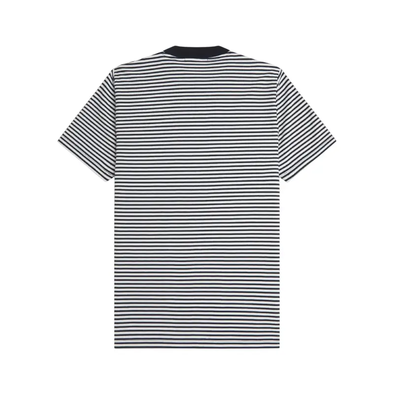 fred perry t-shirt pesada com riscas finas