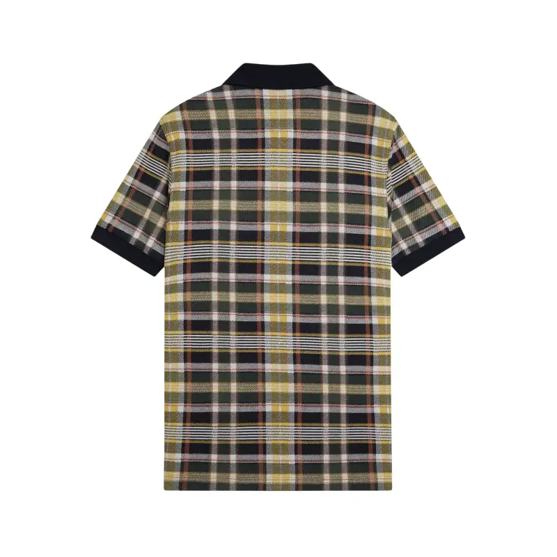 fred perry polo com quadrados
