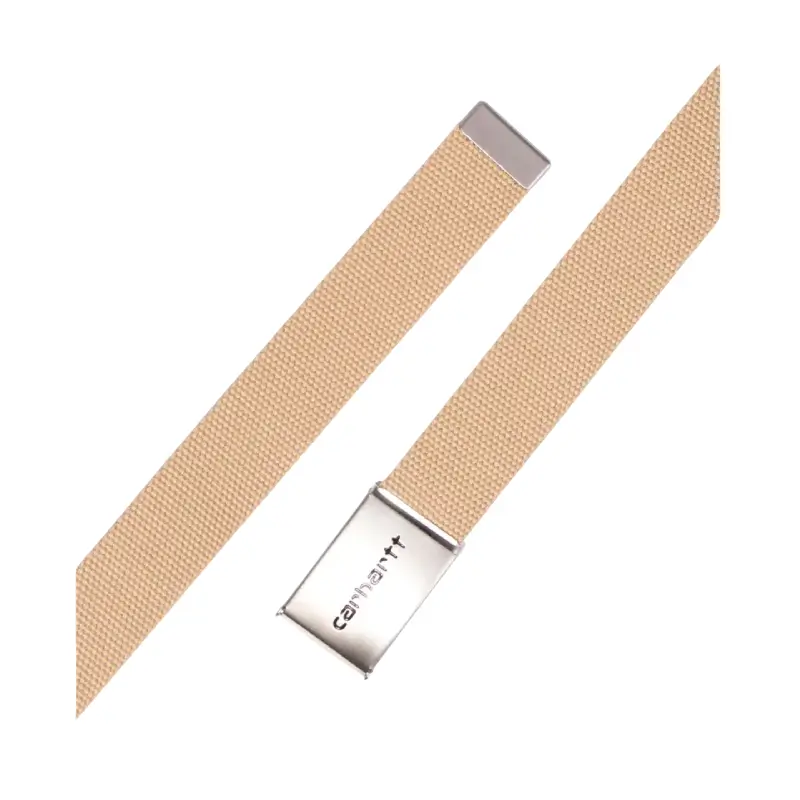 carhartt wip cinto clip chrome