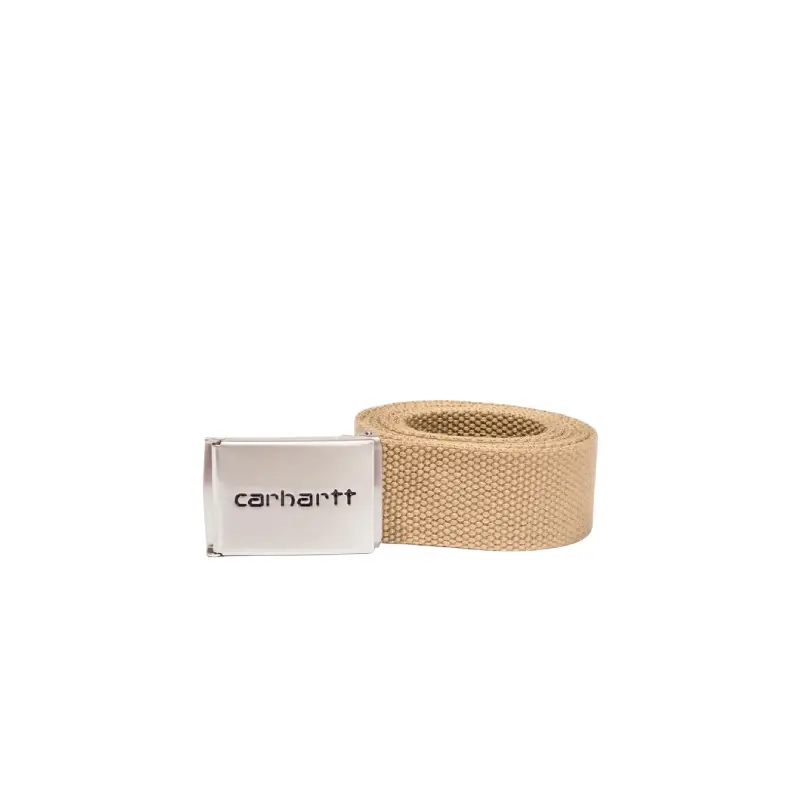 carhartt wip cinto clip chrome
