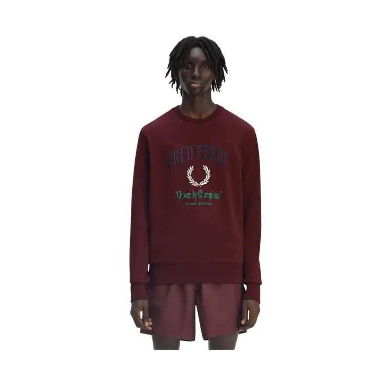 fred perry camisola bordada