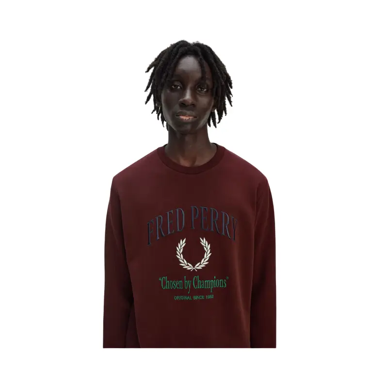 fred perry camisola bordada