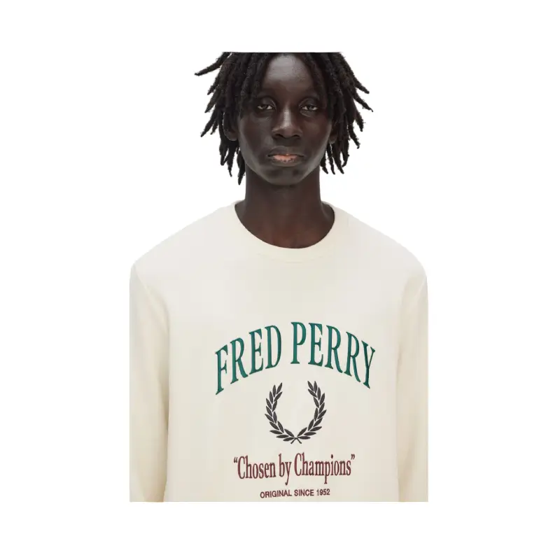 fred perry camisola bordada