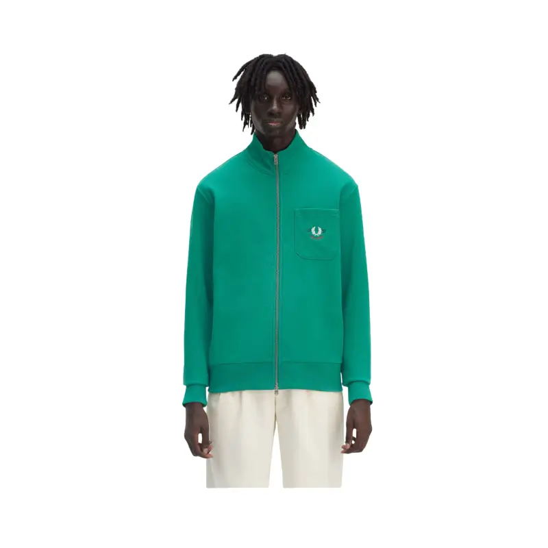 fred perry casaco com fecho de correr integral 1952