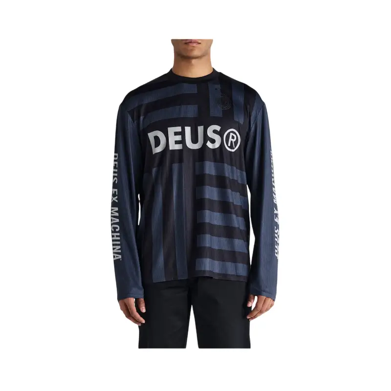 deus ex-machina camisola jersey blackout moto