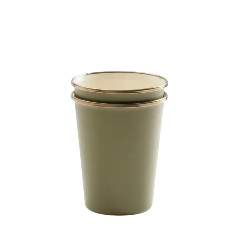 barebones 2 copos esmalte de 2 tons