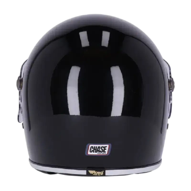 Capacete Roeg Chase preto brilhante