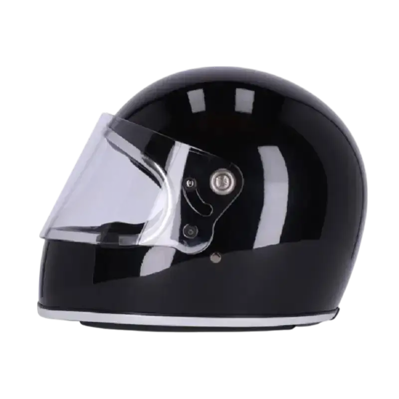 Capacete Roeg Chase preto brilhante