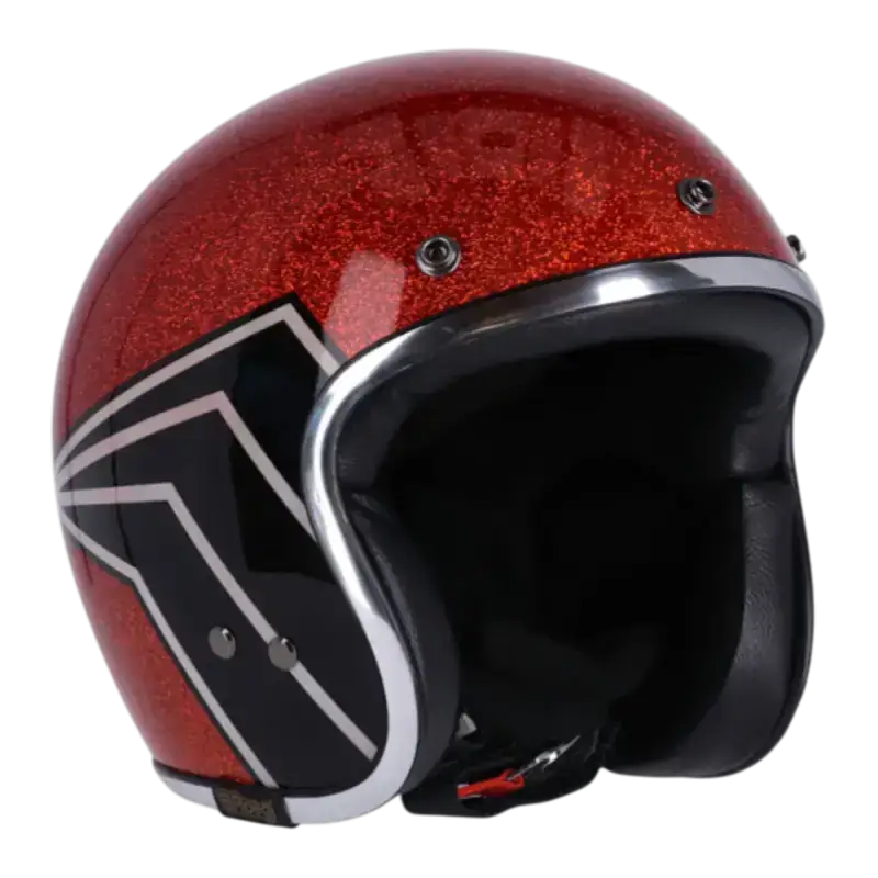capacete de balde de caveira floco âmbar