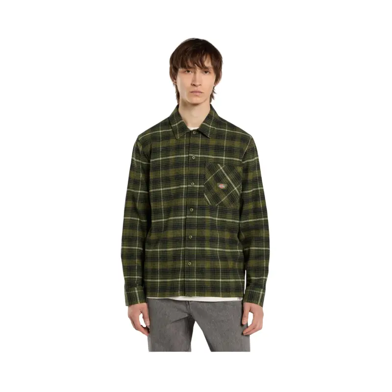 dickies camisa forest check