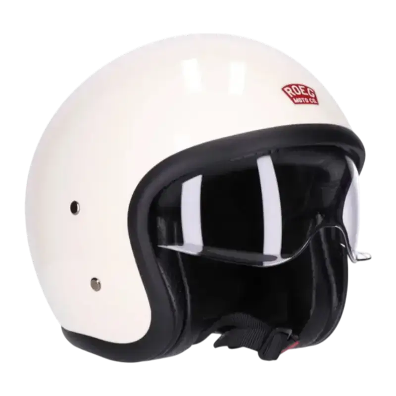 Capacete Roeg Sundown vintage branco