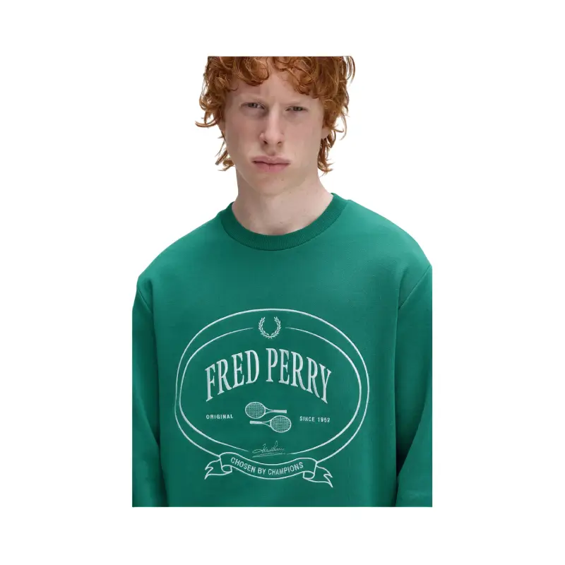 fred perry camisola chosen by champions
