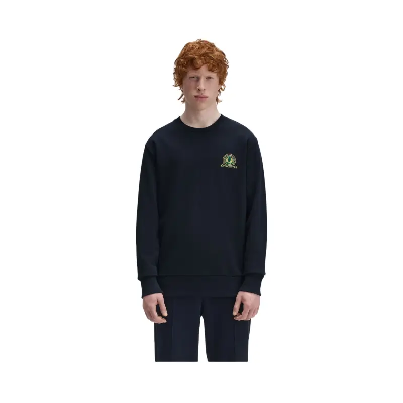 fred perry camisola com emblema de ténis