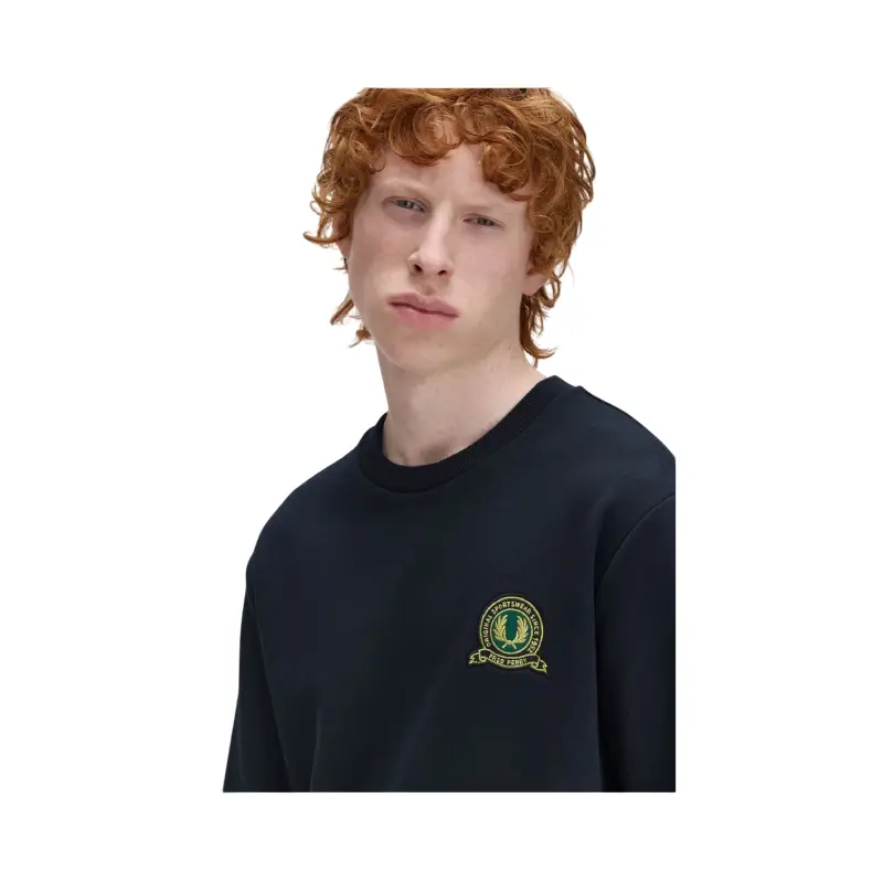 fred perry camisola com emblema de ténis