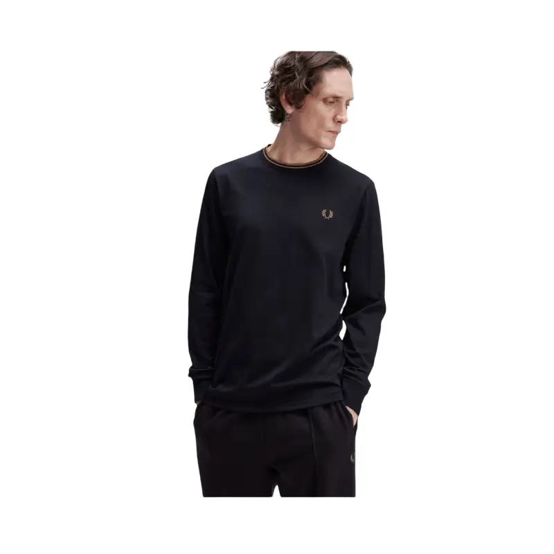 fred perry camisola com ponta dupla