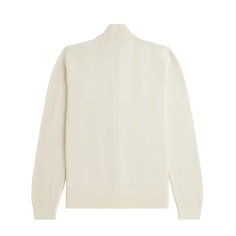 fred perry casaco de malha texturado 