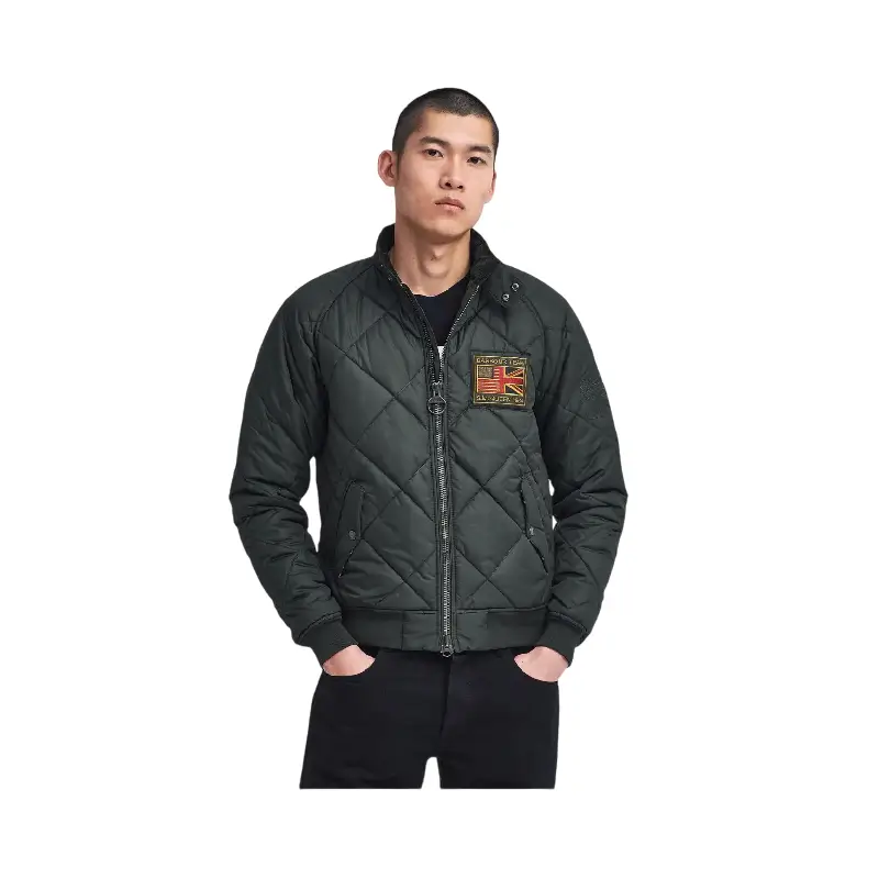 barbour international casaco merchant quilted