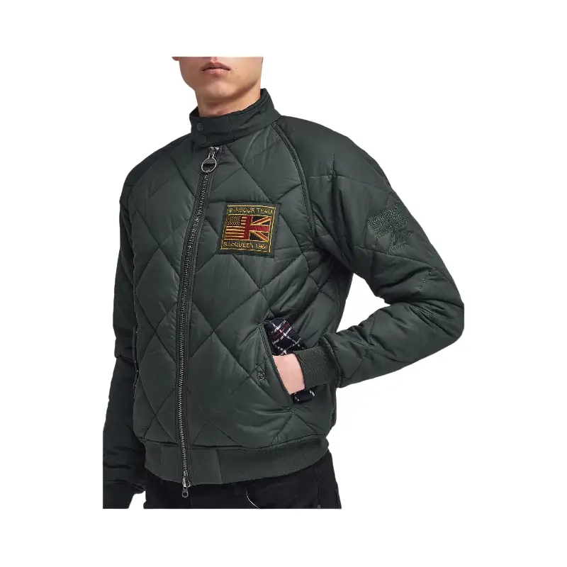 barbour international casaco merchant quilted