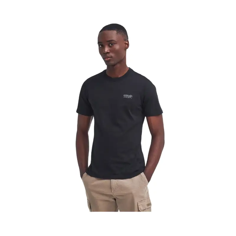 barbour international t-shirt small logo