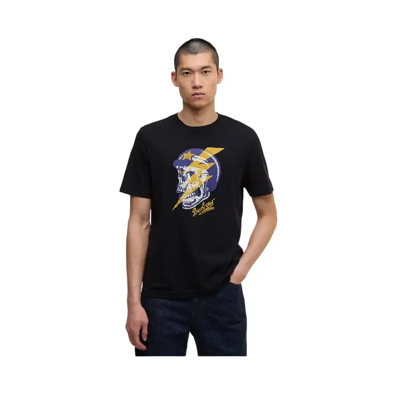 barbour international t-shirt flash graphic