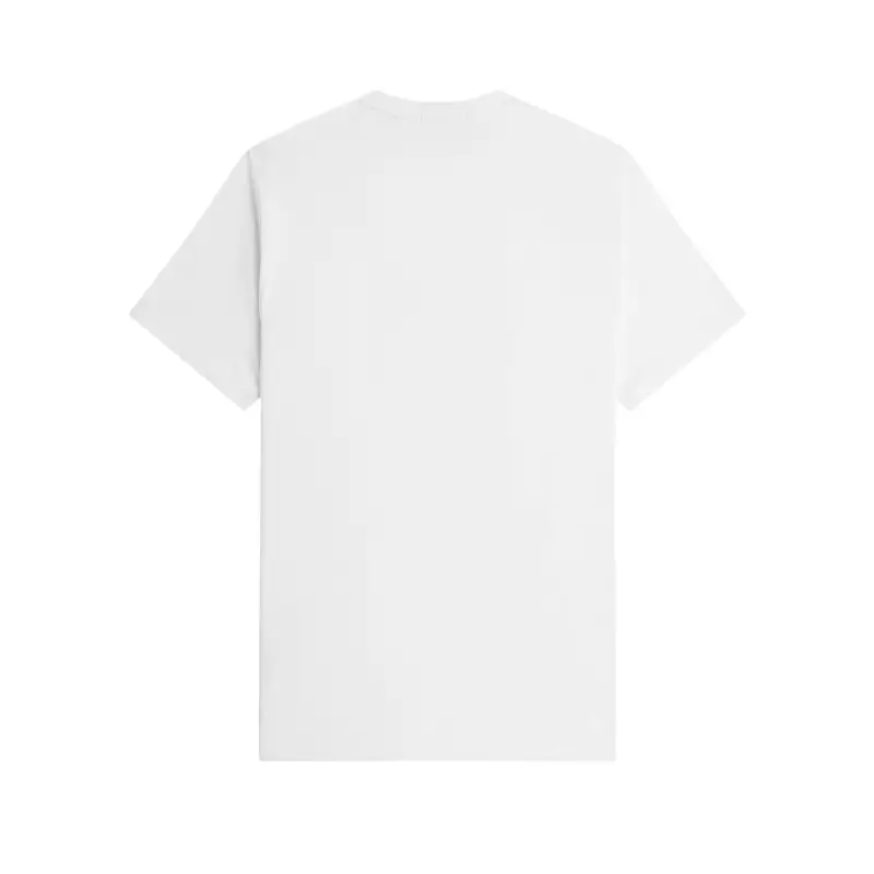 fred perry t-shirt gráfica com emblema de ténis