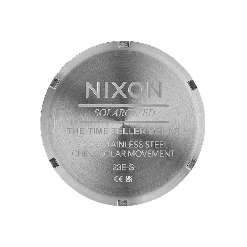 nixon relógio time teller solar