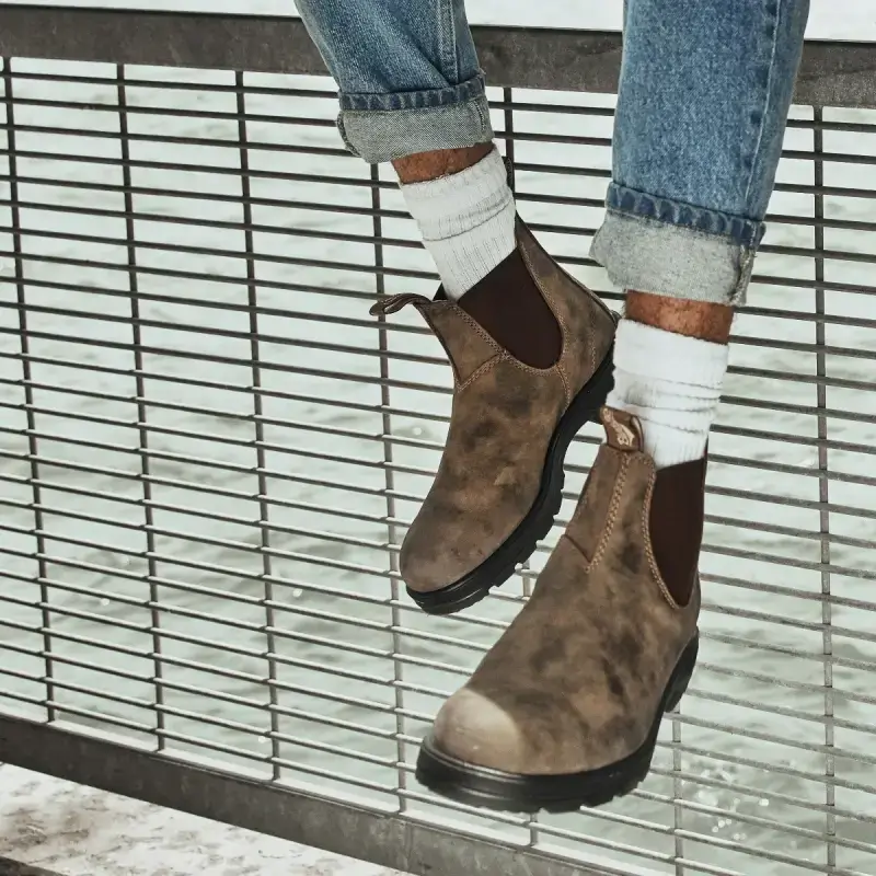 blundstone botas chelsea rustic 