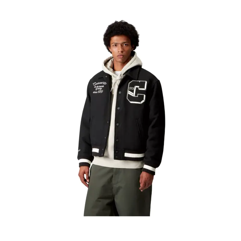 carhartt wip casaco world class varsity