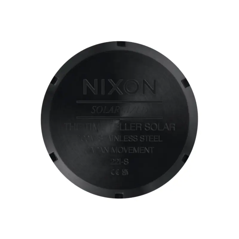 nixon relógio time teller solar 